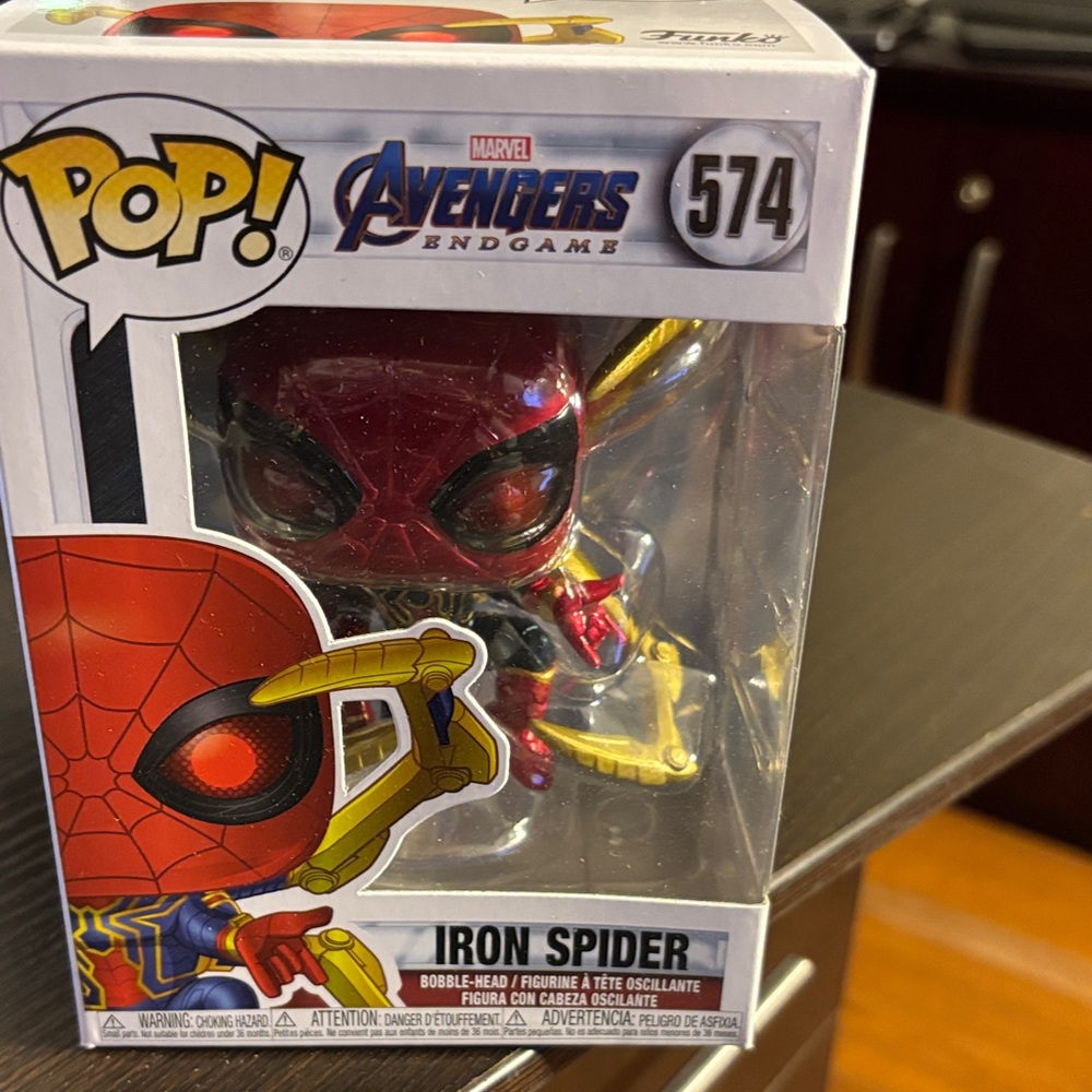 Funko Pop Avengers Iron Spider Red and Gold Figure